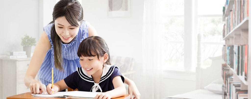 IB student in a home tuition session